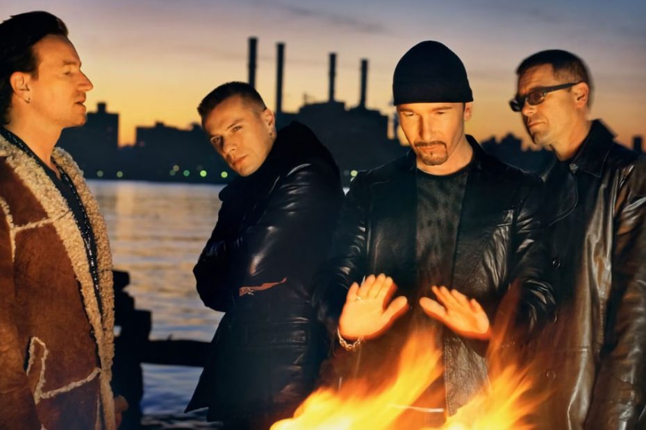 Foto av U2 i Brooklyn